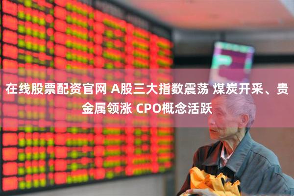 在线股票配资官网 A股三大指数震荡 煤炭开采、贵金属领涨 CPO概念活跃